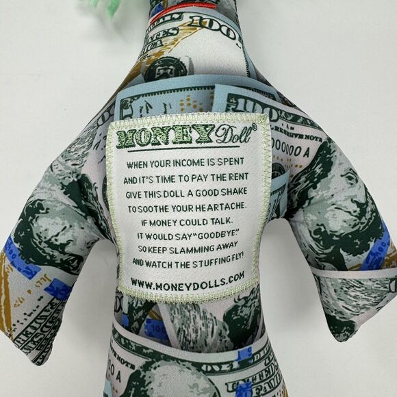 Dammit Doll Limited Edition Money Doll Take Away Your Money Stress - Picture 2 of 4